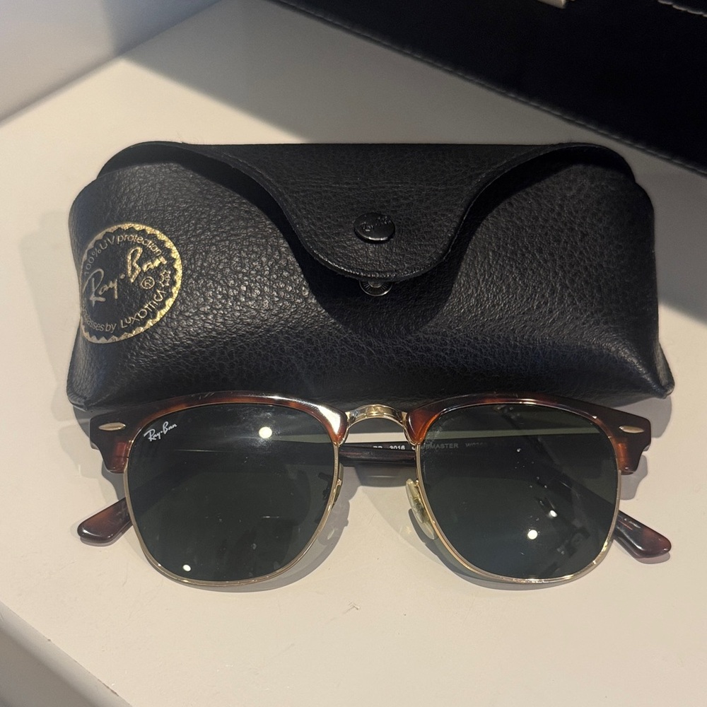 Ray-Ban Tortoiseshell and Gold Sunglasses